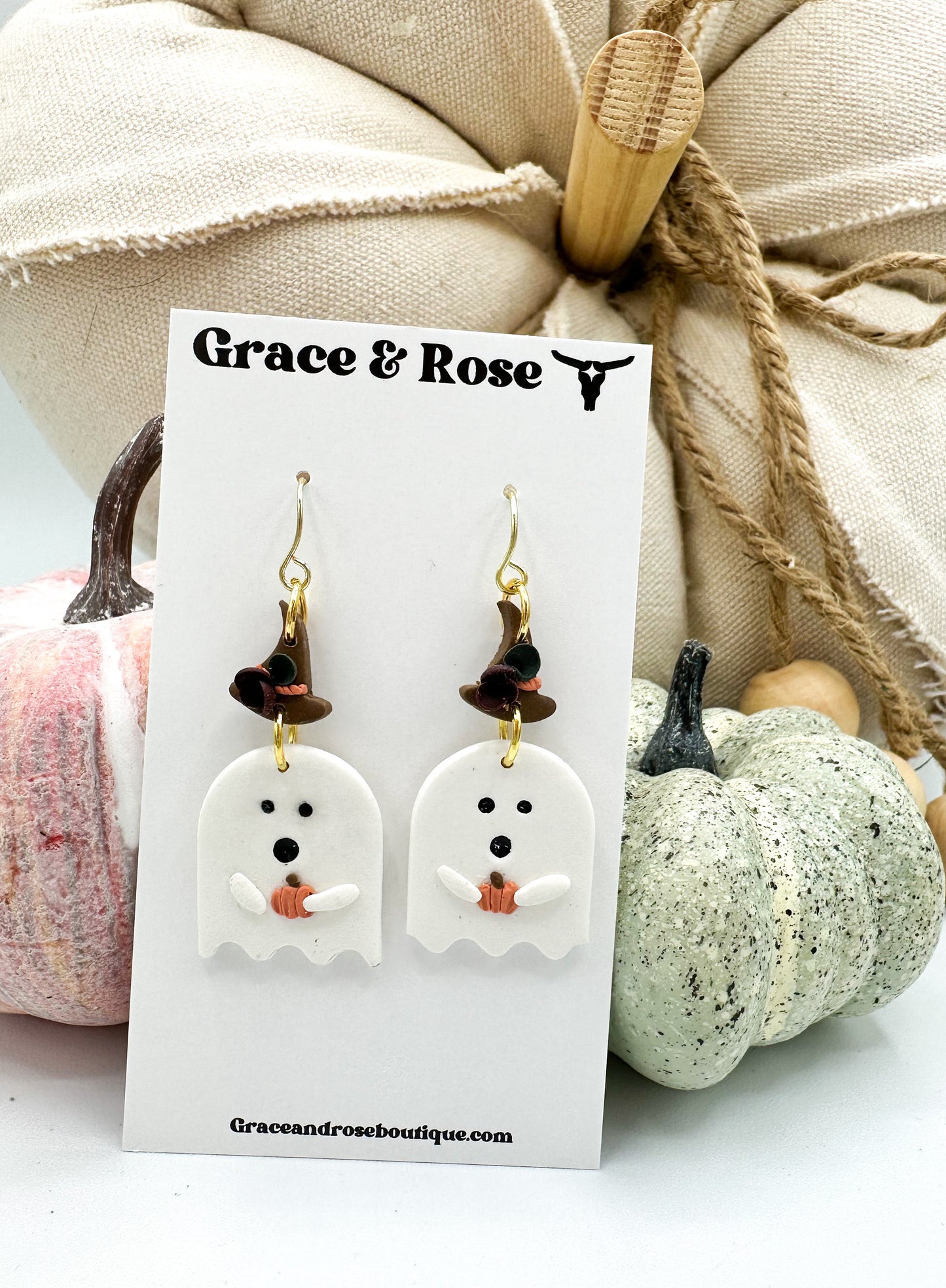 Ghost Statement Earrings