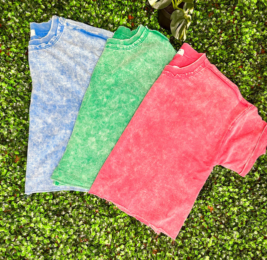 French Terry Cropped Tees