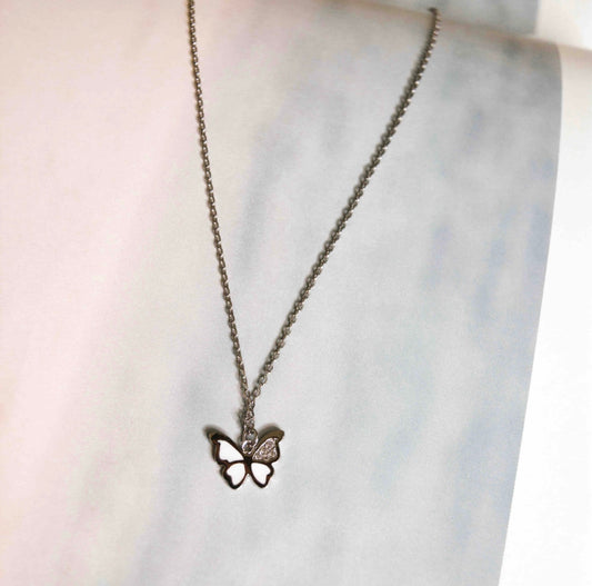 Butterfly Pendant Necklace